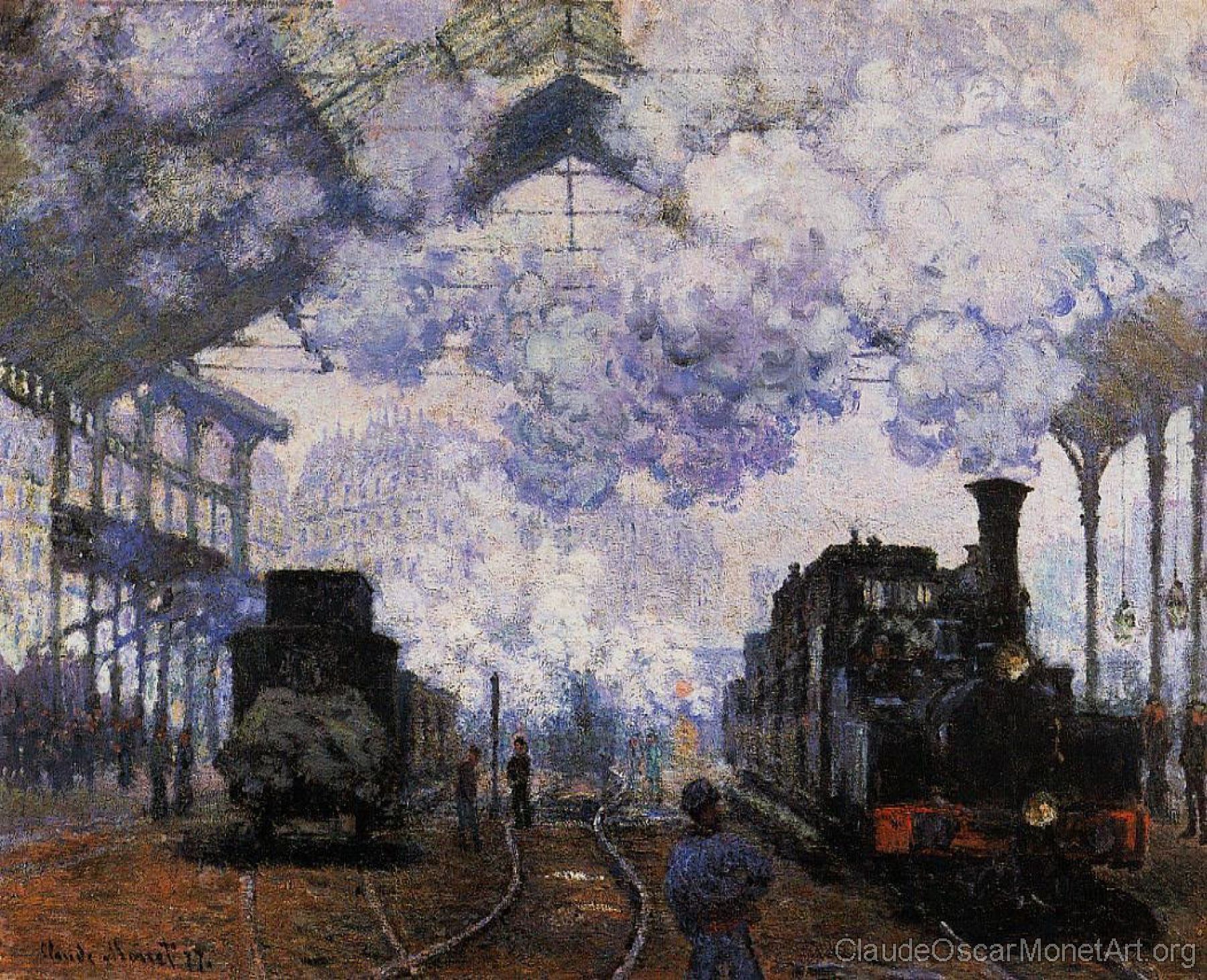 Arrival at Saint-Lazare Station